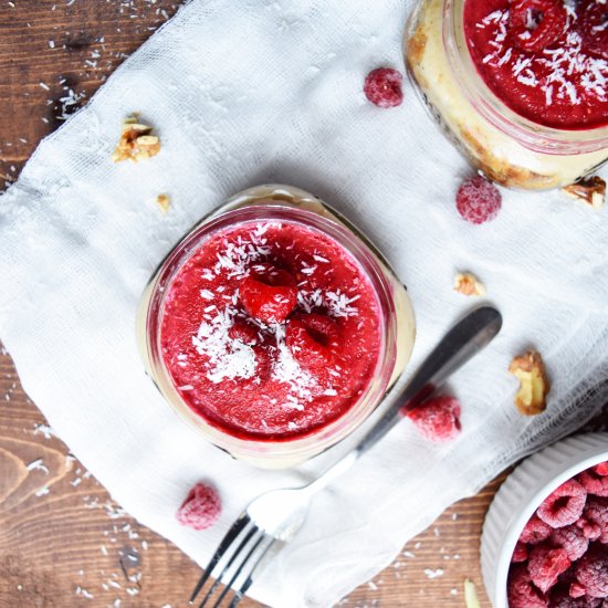 RAW Vegan Raspberry Coconut Cocoa Cheescake (DF) - The Wellness Coach