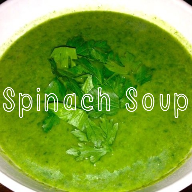 Spinach Soup - The Wellness Coach